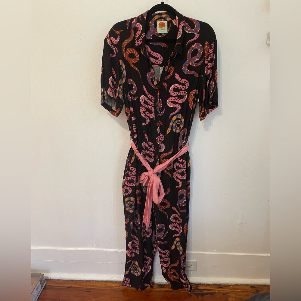 Farm Rio Snake Jumpsuit
